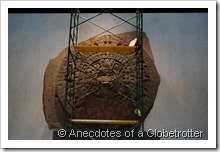 Sun stone - under restoration