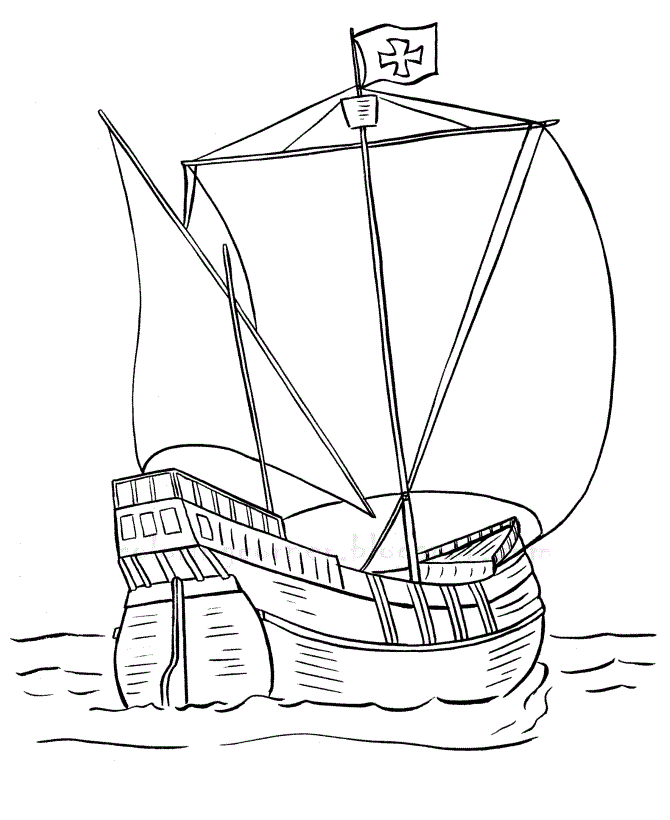 Coloring Pages Boat 5