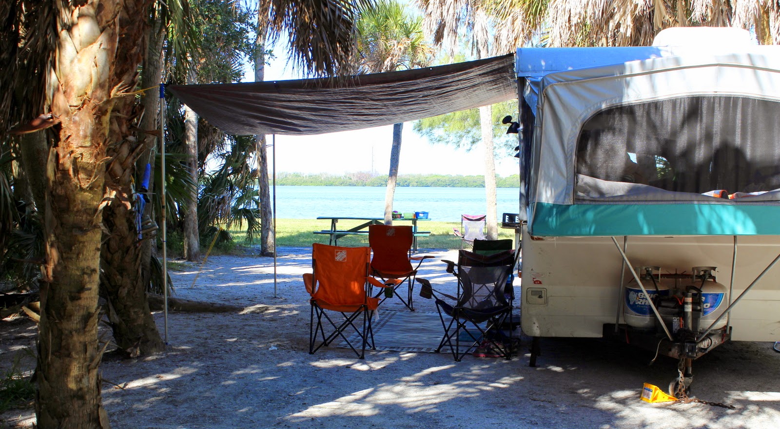 Camping Again And A Diy Awning How To Because I M Me