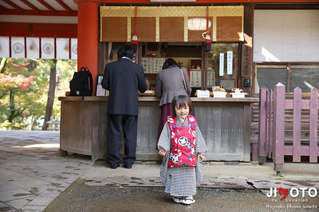 手向山八幡宮で七五三出張撮影