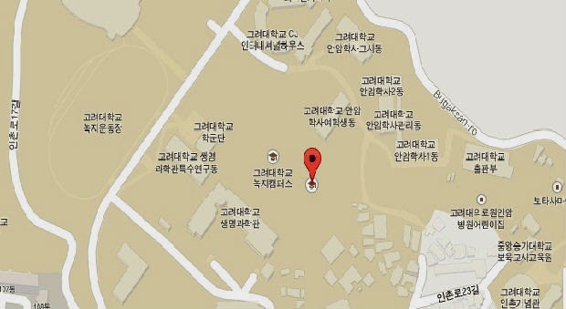 Location Korea University