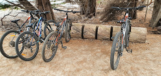 Maria Island bike racks