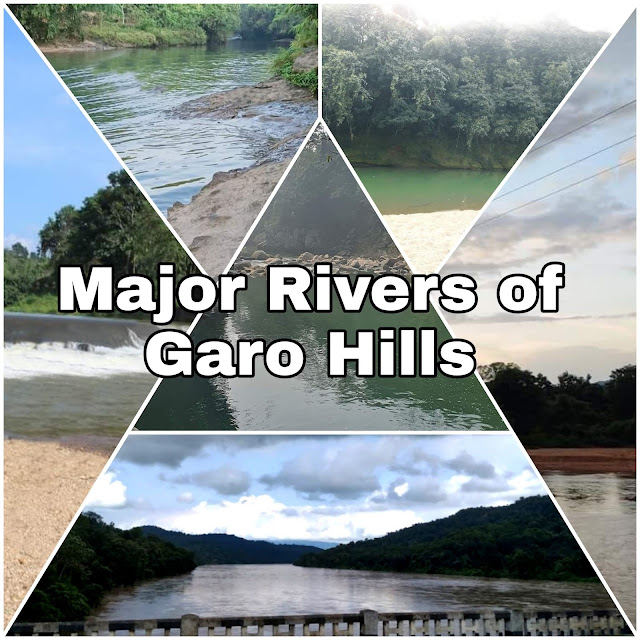 Major rivers of Garo Hills