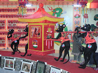 A display portraying a nusery tale