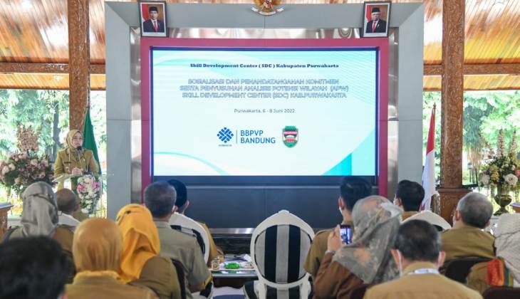 Pemkab Purwakarta Bersama BBPVP Sosialisasikan Skill Development Center