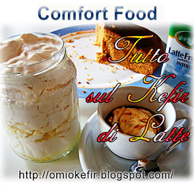 Comfort food: Kefir di latte prodotto in casa con i fermenti vivi
