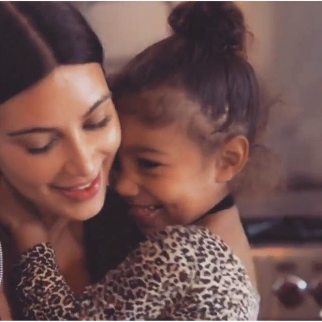 Kim-Kardashian-with-her-cute-baby