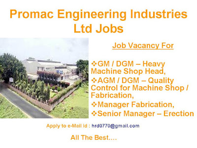 Promac Engineering Industries Ltd Jobs