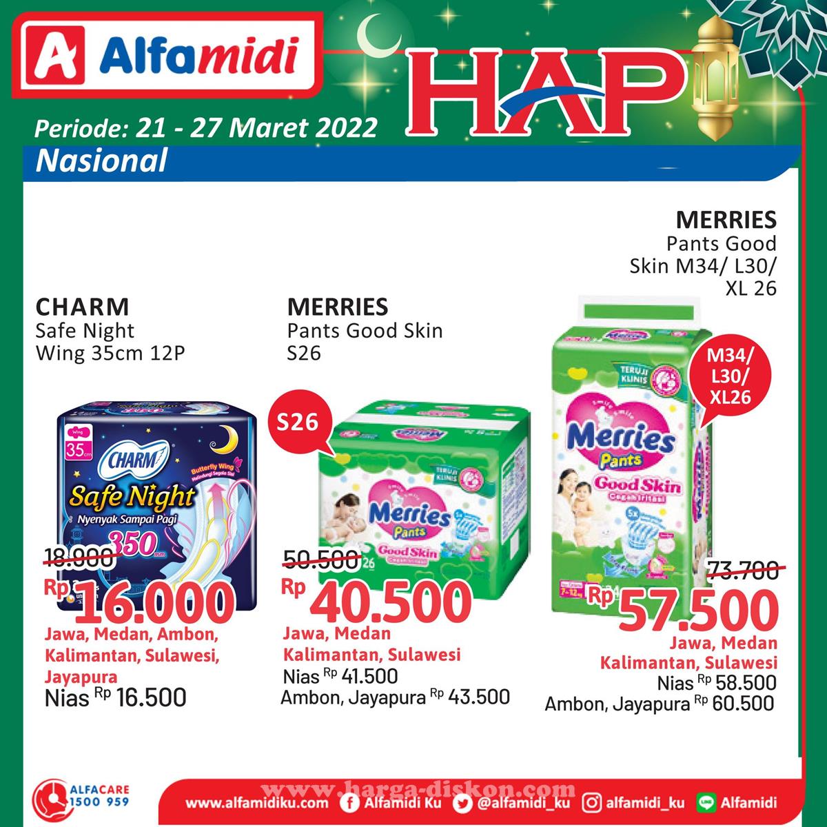 Promo ALFAMIDI Hemat Satu Pekan 21 - 27 Maret 2022