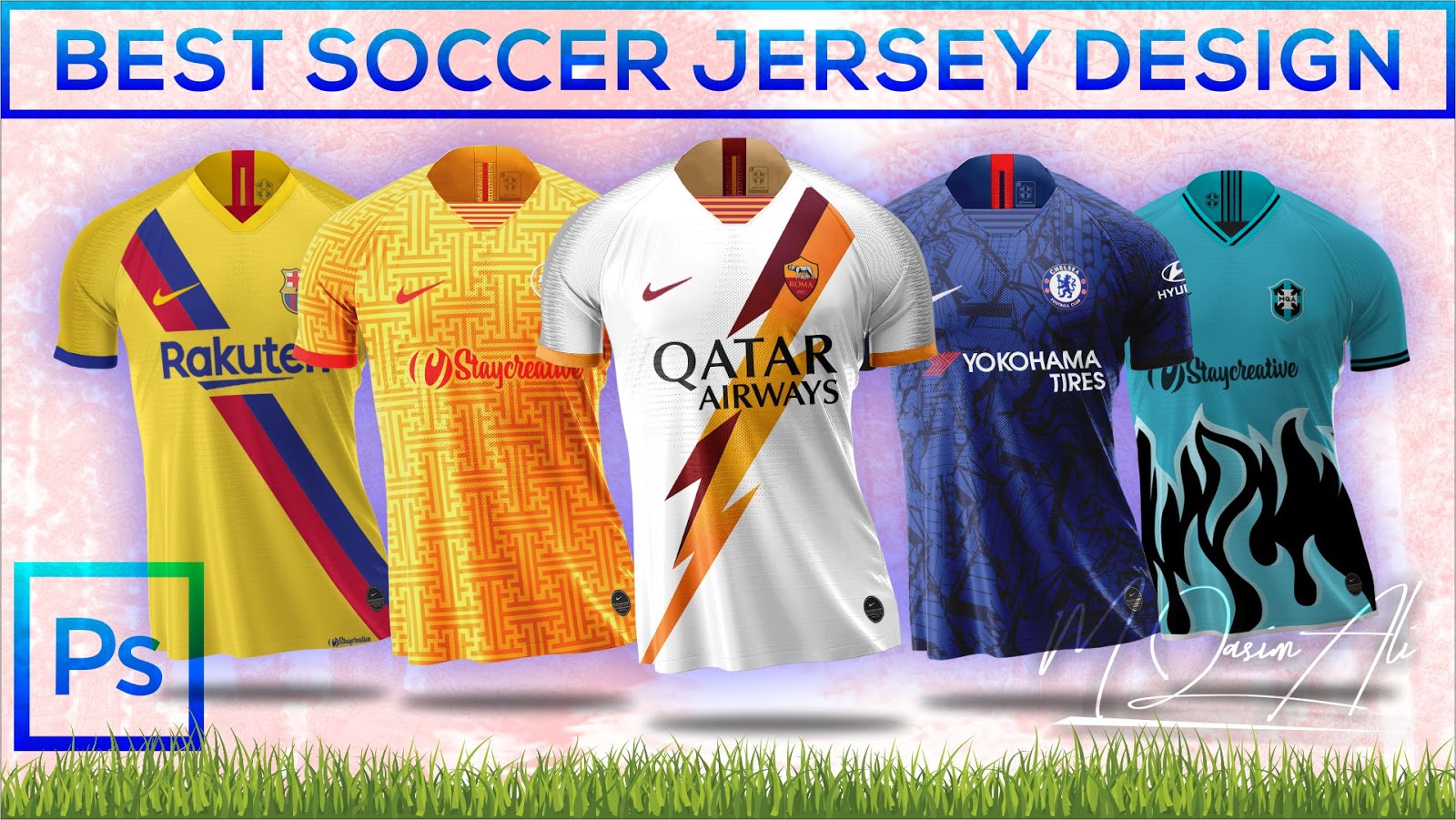 Download Free Nike Mockup_Best Soccer Jersey Mockup Design Tutorial ...