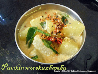 Pumpkin Morekuzhambu