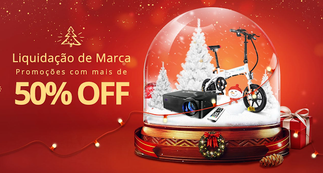 Promoção Liquidação da Marca (Natal) na Gearbest