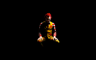 The Joker with McDonalds Costume in Dark HD Wallpaper