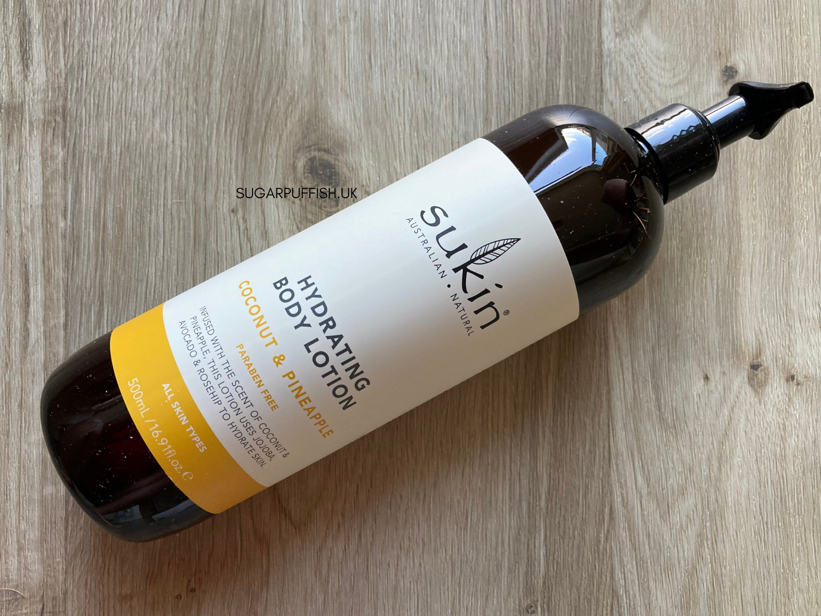 Review Sukin Hydrating Body Lotion with Coconut and Pineapple