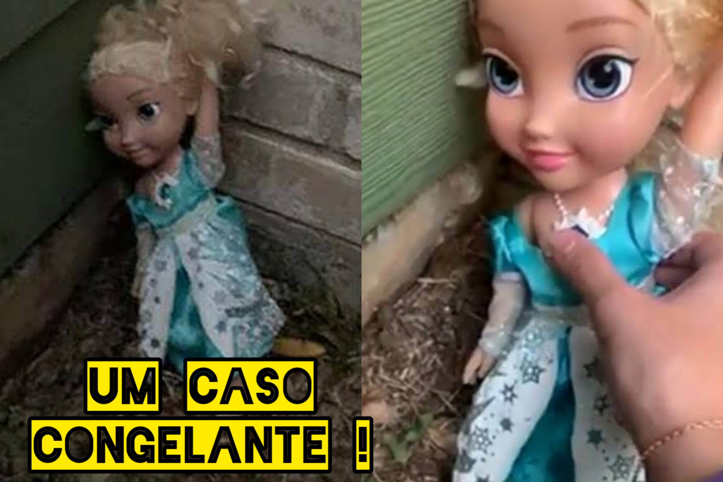 De dar calafrios a boneca "Frozen" que não queria partir é entrigava uma família nos Estados Unidos.