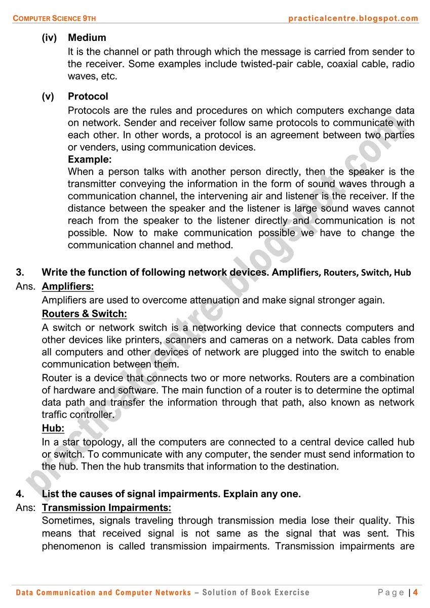 data-communication-and-computer-networks-solution-of-book-exercise-4