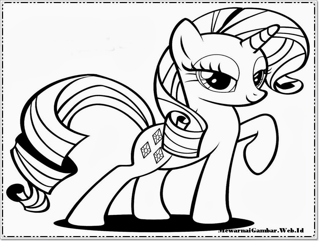 Mewarnai Gambar My Little Pony  Mewarnai Gambar