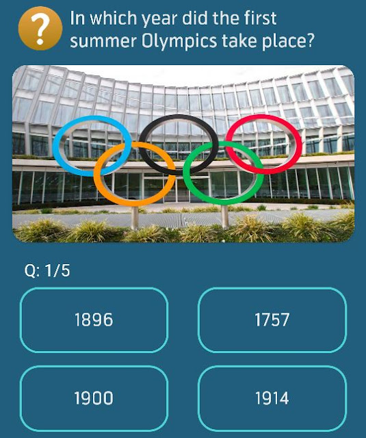 In which year did the first summer Olympics take place?