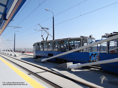 Estakada tramwajowa Wielicka - Lipska, Konstale 105Na, Kraków