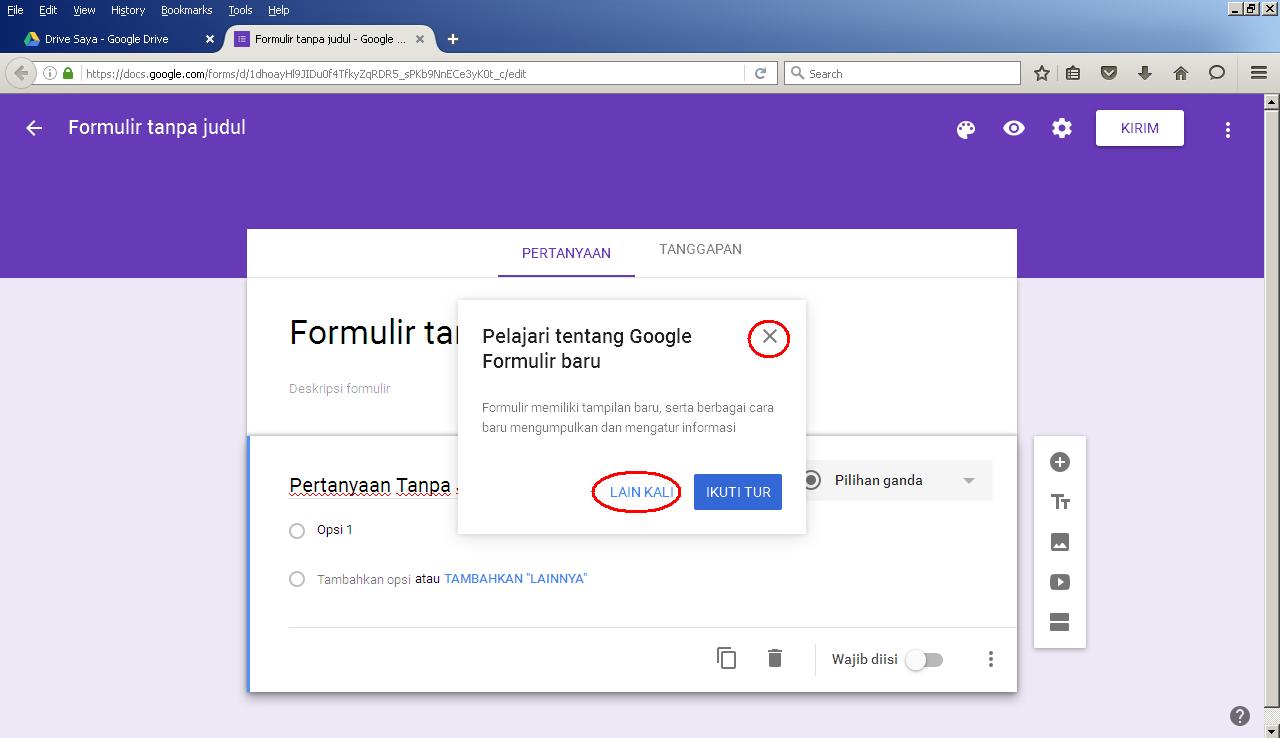 THOFiK nDeSO BLoG: Membuat FORMULIR ONLINE Sederhana 