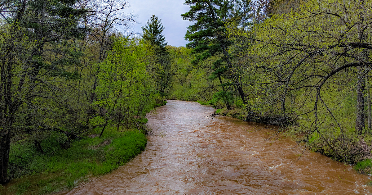 Wood River on the Raspberry Route at Governor Knowles State Forest