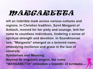 ▷ meaning of the name MARGARETTA