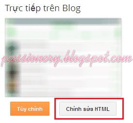 Chỉnh sửa HTML bằng Template Editor