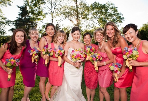 Non Matching Bridesmaid Dresses 8