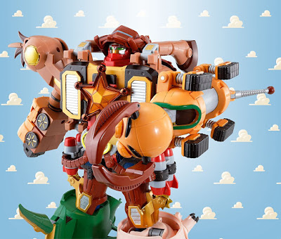 The Mighty Hero Toy Story Chogokin WOODY ROBO SHERIFF STAR