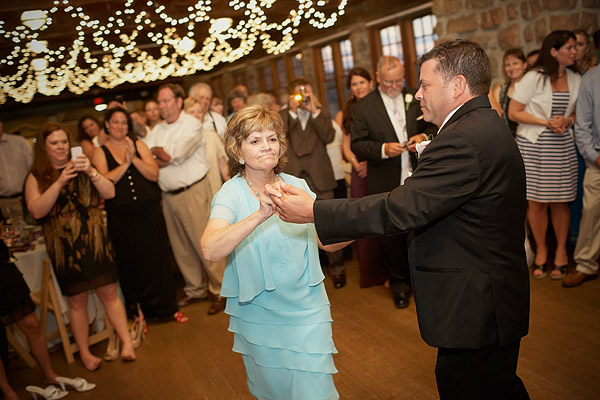 Narragansett Towers Wedding: Mother and son dance