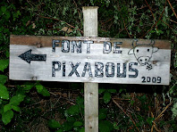 Indicador a la Font de Pixabous