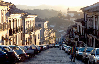 Ouro Preto sua ladeiras Minas Gerais Brasil