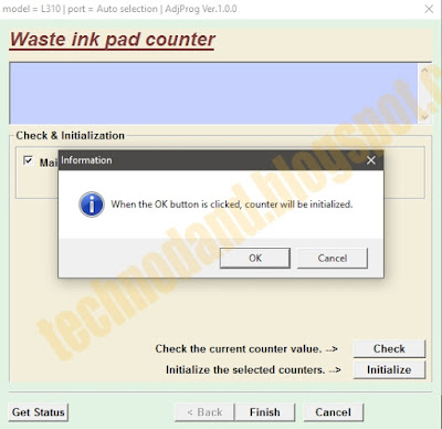 Cara Reset Printer Epson L130 L220 L310 L360 L365