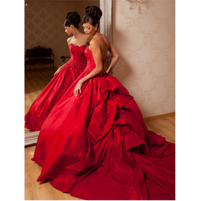  Wedding Dresses on Red Wedding Dress Designs In 2012   Wedding Dressees And Hairstyles