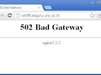 Lagi-lagi Website Panitia PLPG Down