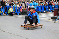 Bajada de goitiberas de las fiestas de Rontegi