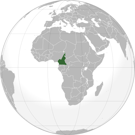 Letak negara Kamerun