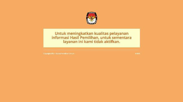 Situs 'Down', KPU Diminta Antisipasi Serangan Hacker