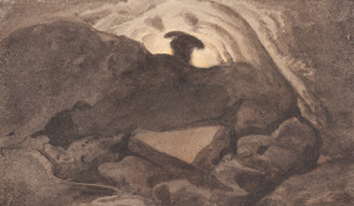 Scene in a Cave, George Cumberland