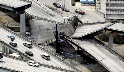 Californian Highway Interchange Collapses 