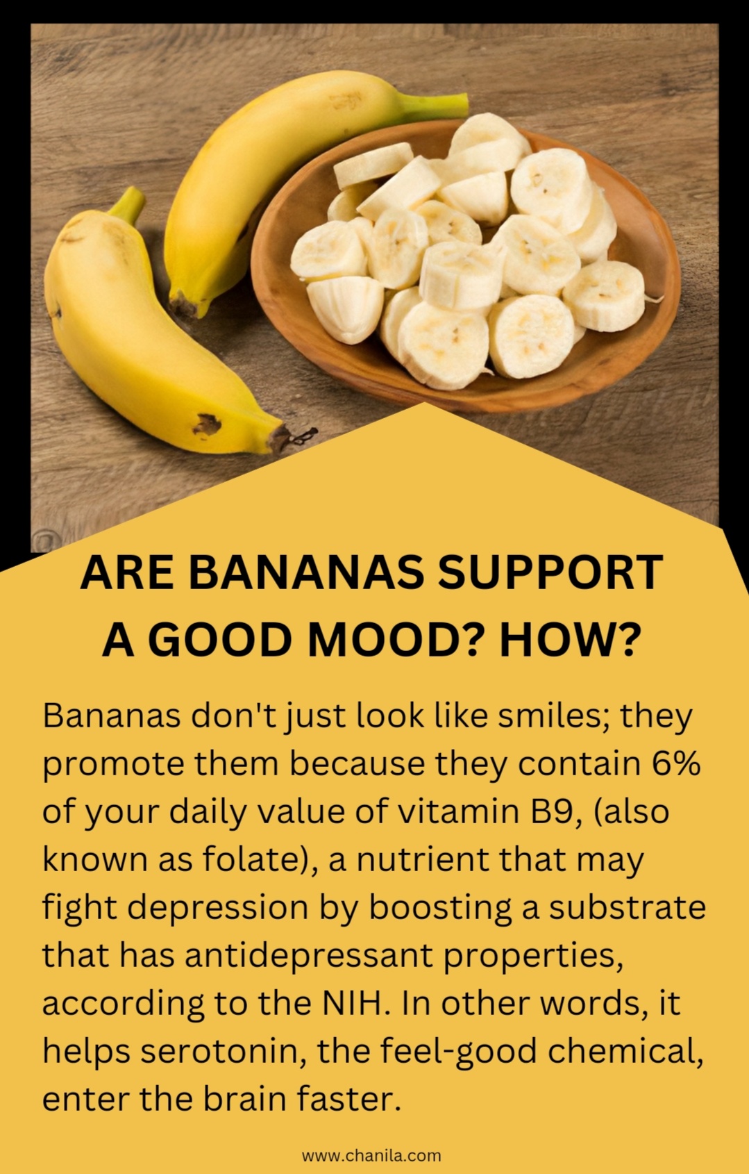 Are bananas support a good mood? How?