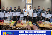 Bupati Way Kanan Apresiasi Atlet Taekwondo Yang Mampu Meraih Prestasi Di Kejurnas 