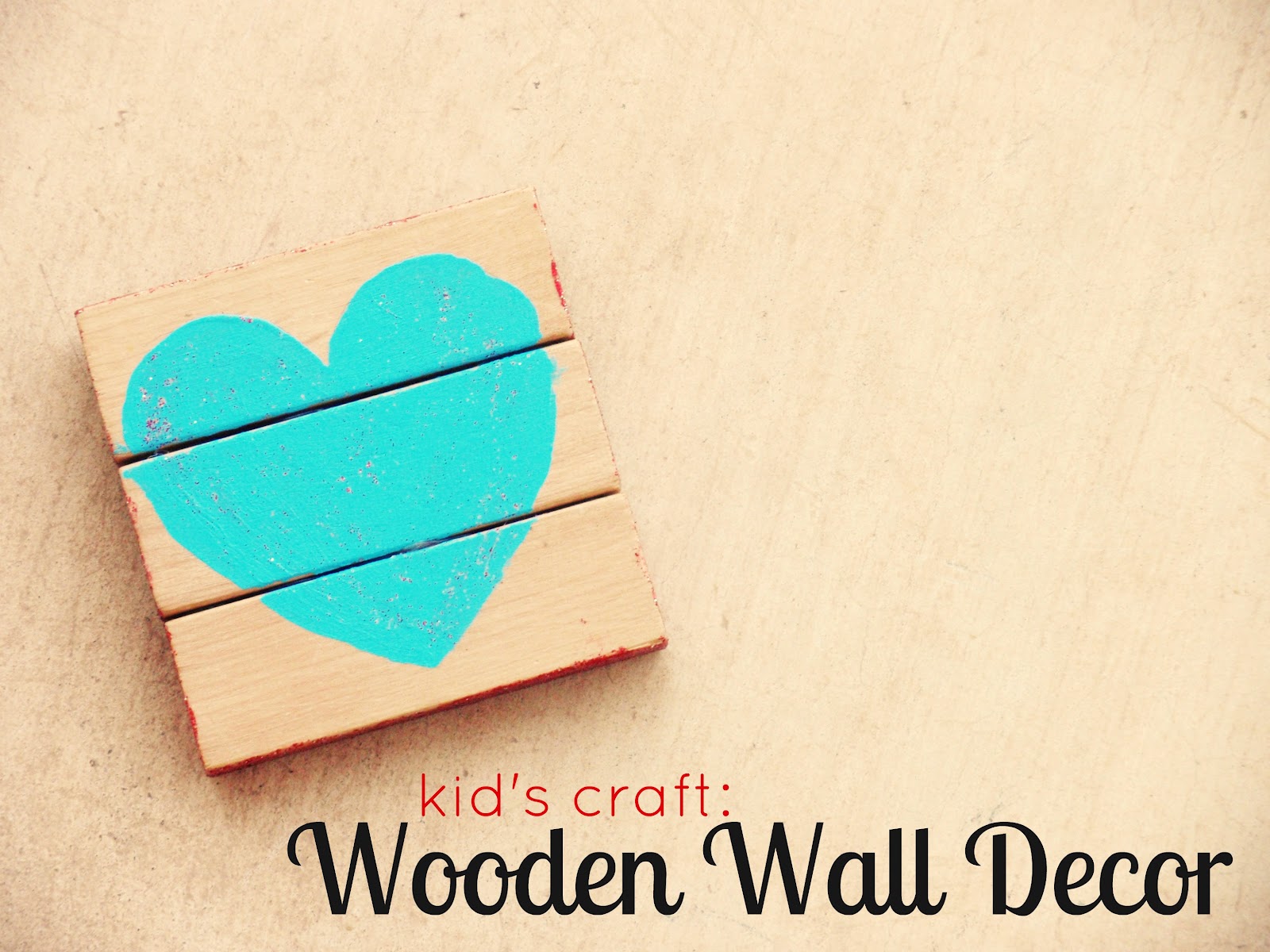 All Things Blogs: Wooden Wall Decor {A Creative Cookie