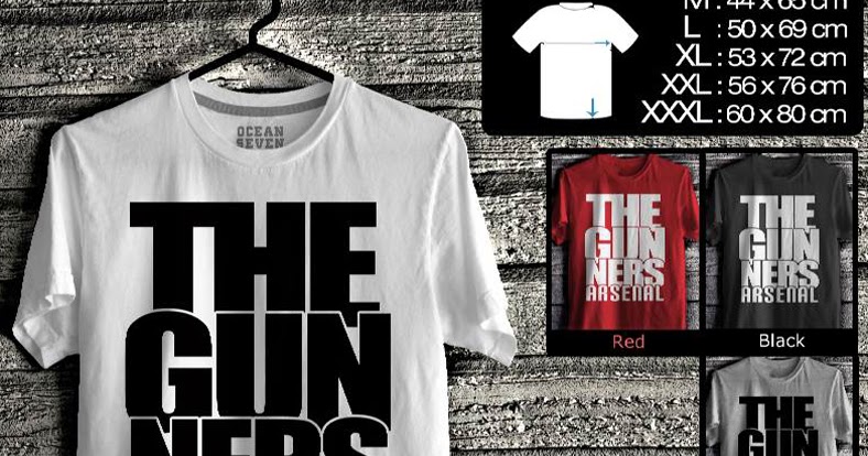  Kaos Arsenal The Gunners II Diztro Shop