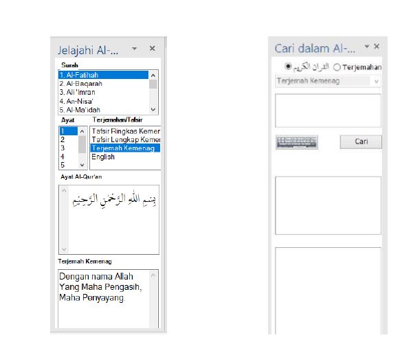 Cara Menggunakan Aplikasi Quran Kemenag in Word