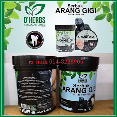 D'Herbs Serbuk Arang Gigi - Rz Tuah Ent