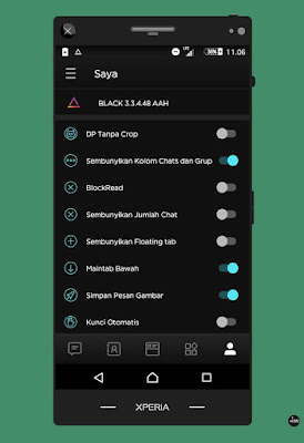 Download Bbm Mod Black Aah V3.3.4.48 Apk