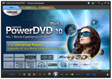 Download CyberLink PowerDVD Ultra 3D Mark II v10.0 Build 2916.51