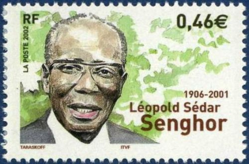 Leopold Sédar Senghor post stamp