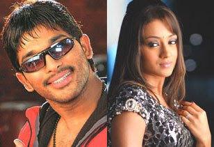 allu arjun and trisha for telugu jab we met